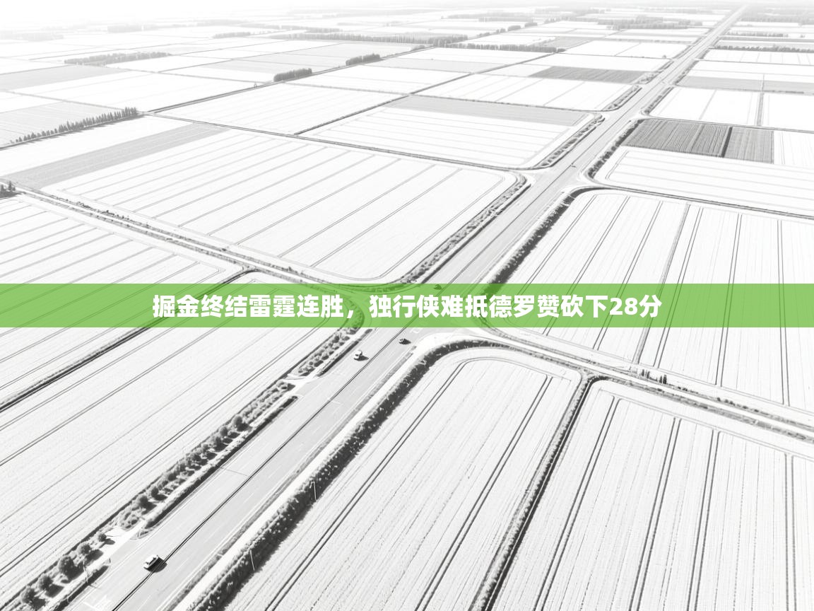 掘金终结雷霆连胜，独行侠难抵德罗赞砍下28分  第2张